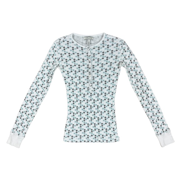 Aeropostale Tops Mid 200s Y2k Aeropostale Henley Tight Long Sleeves